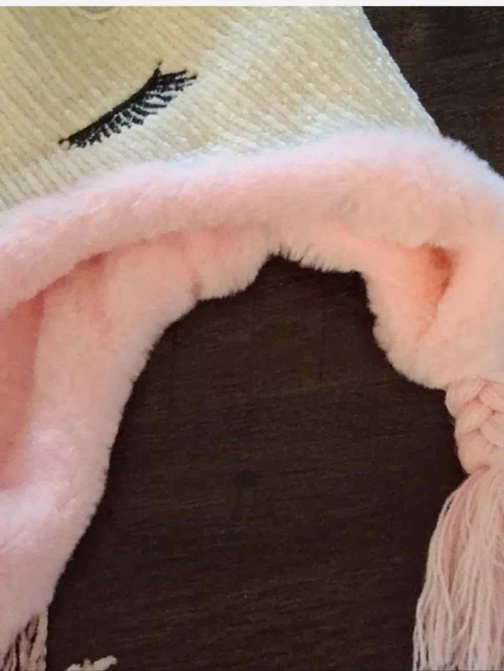 Nordstrom Kids Pink Cat & Cream Unicorn Plush Earflap Hats